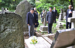 横浜外国人墓地記念会（ベンネット墓前礼拝）3